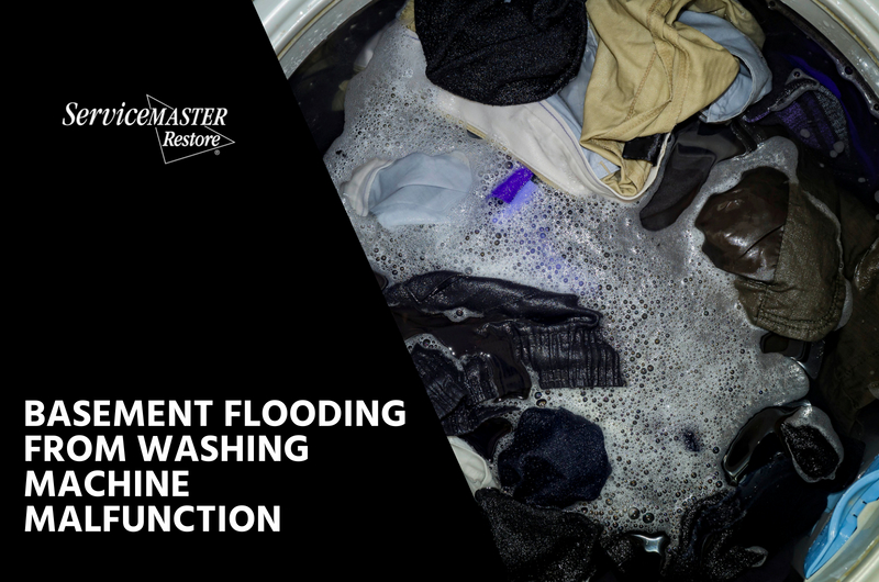 Basement flooding from washing machine leak